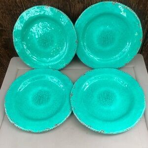 Pier 1 Imports Carmelo melamine salad plates Set of 4